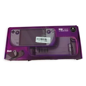 Skull & Co. GripCase SD in black for the Steam Deck portable gaming console.